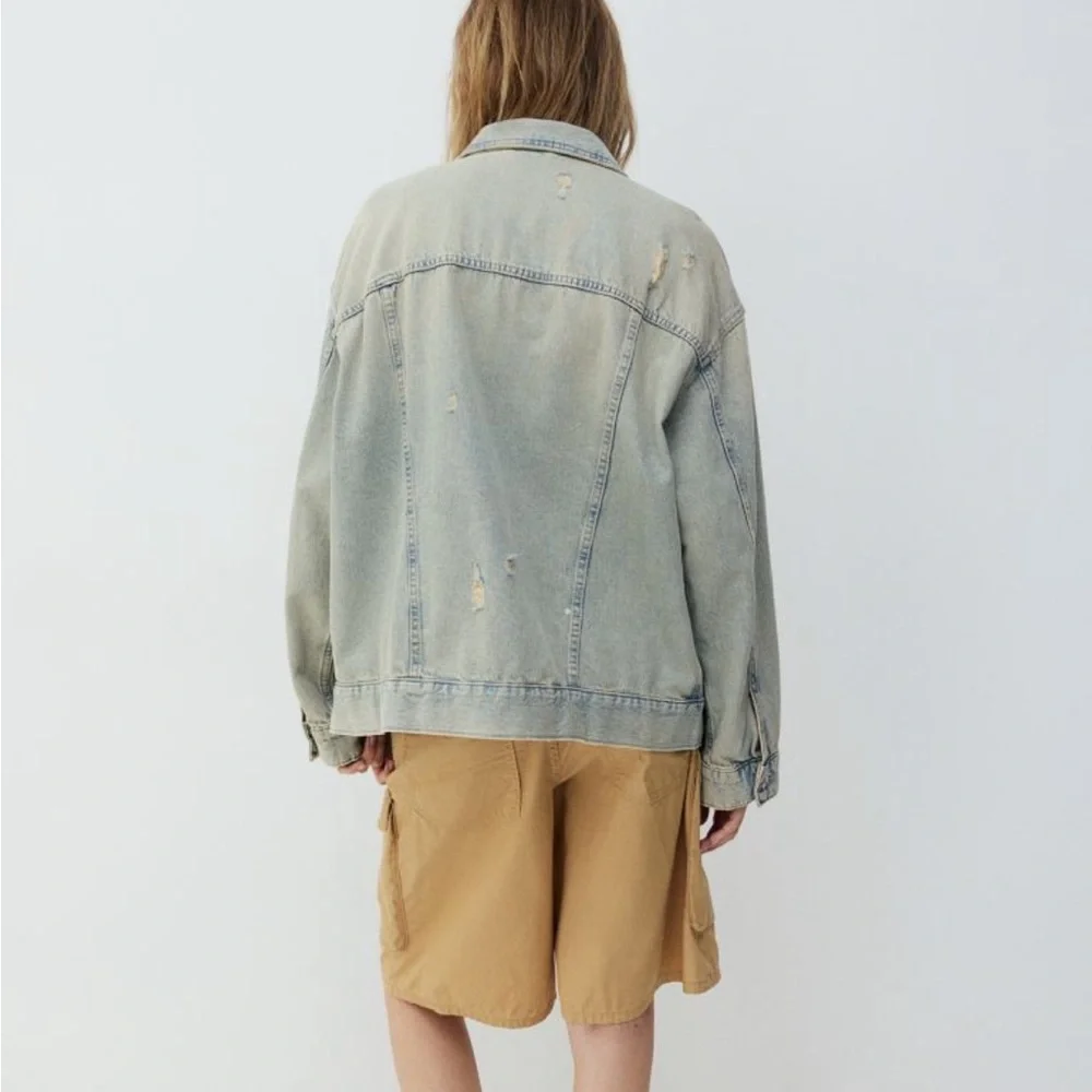 Distressed Denim Jacket - Picture 7 of 8